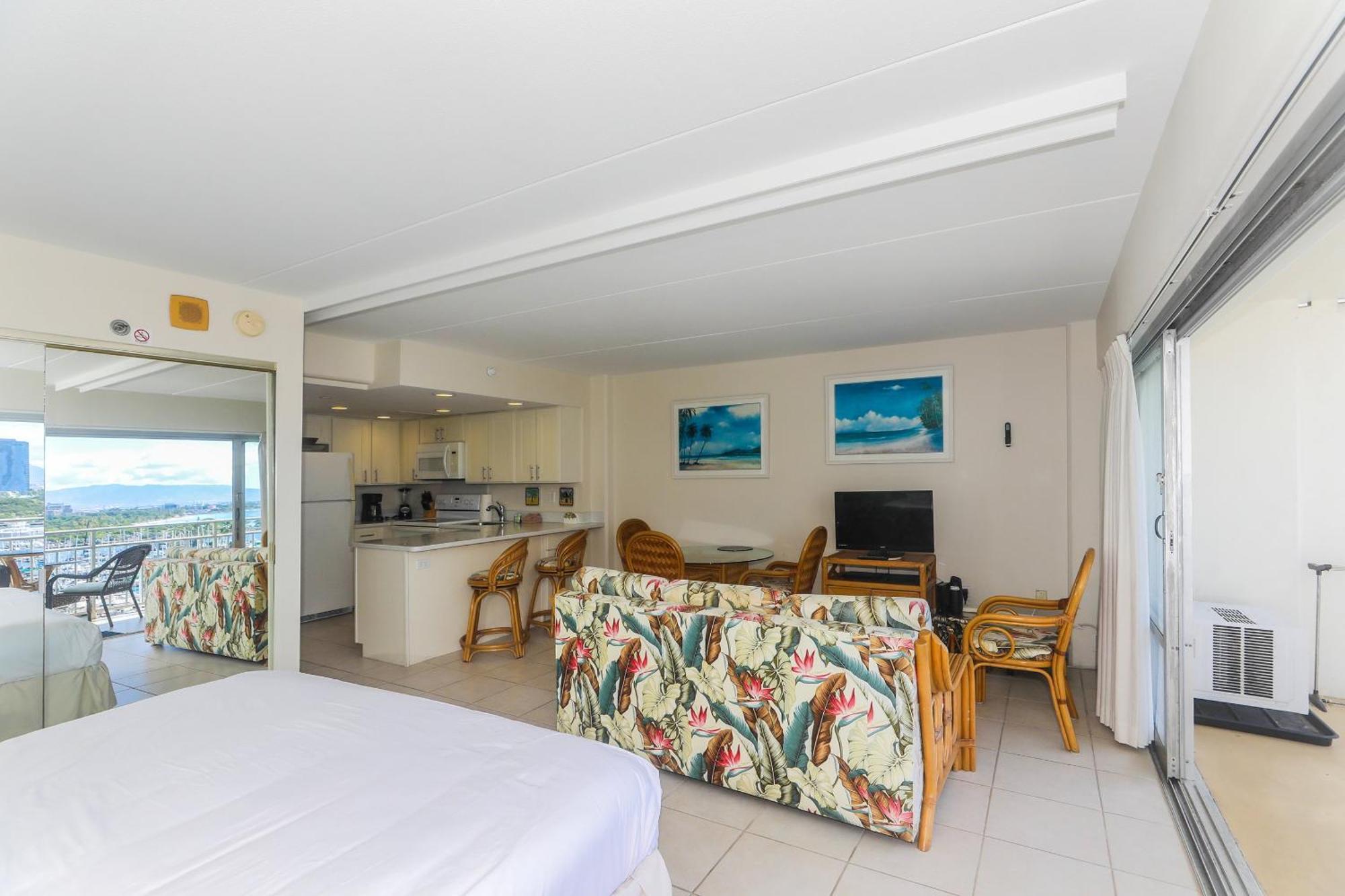 檀香山Ilikai Tower 931 Yacht Harbor View 1Br公寓 外观 照片