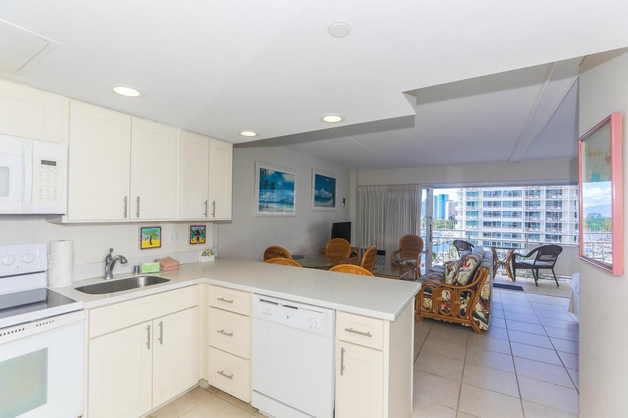 檀香山Ilikai Tower 931 Yacht Harbor View 1Br公寓 外观 照片