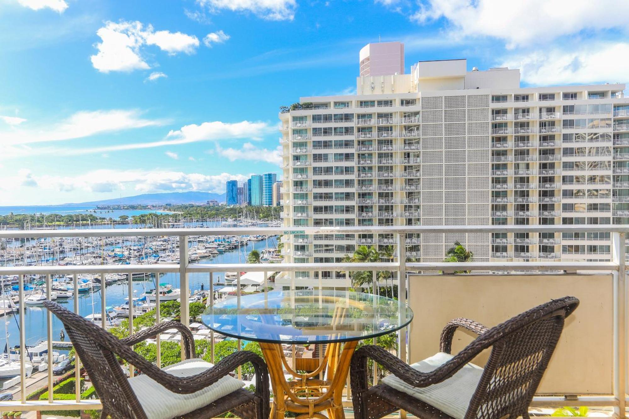 檀香山Ilikai Tower 931 Yacht Harbor View 1Br公寓 外观 照片